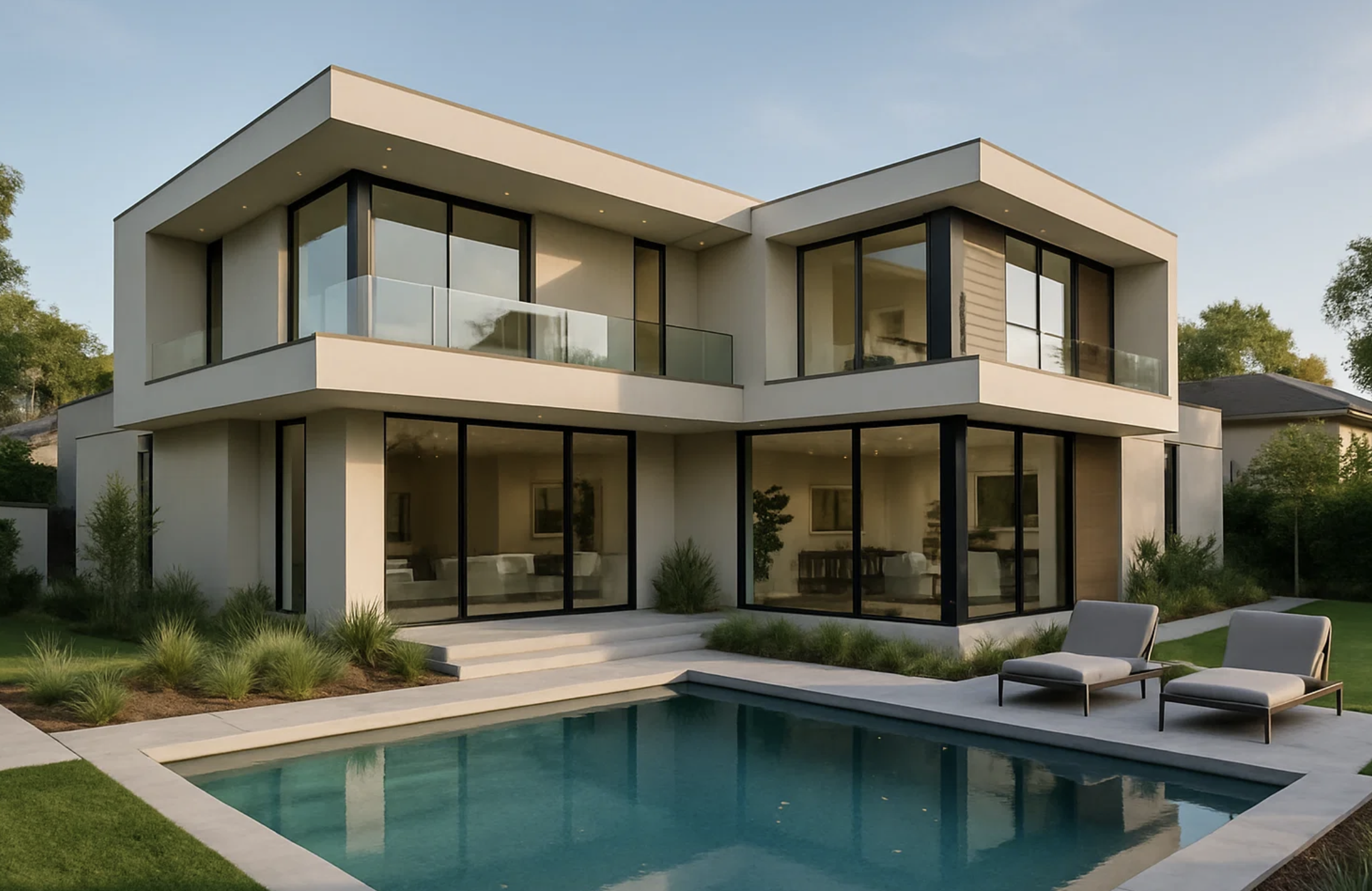 Modern House with Pool